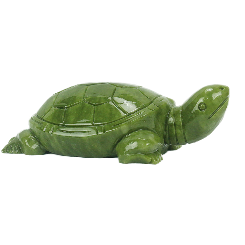 Aquarium Fish Cartoon - Natural Jade/turtle Sculpture/home Decoration/feng Shui Ornaments/fish