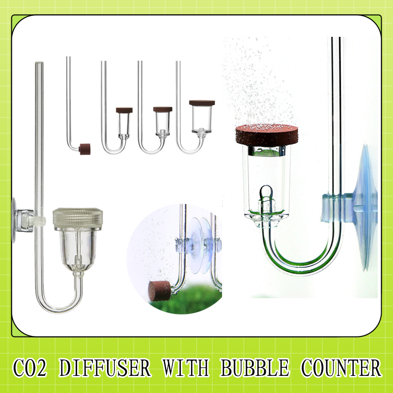 Aquarium Mini Fish - MINI CO2 Diffuser With Bubble Counter
