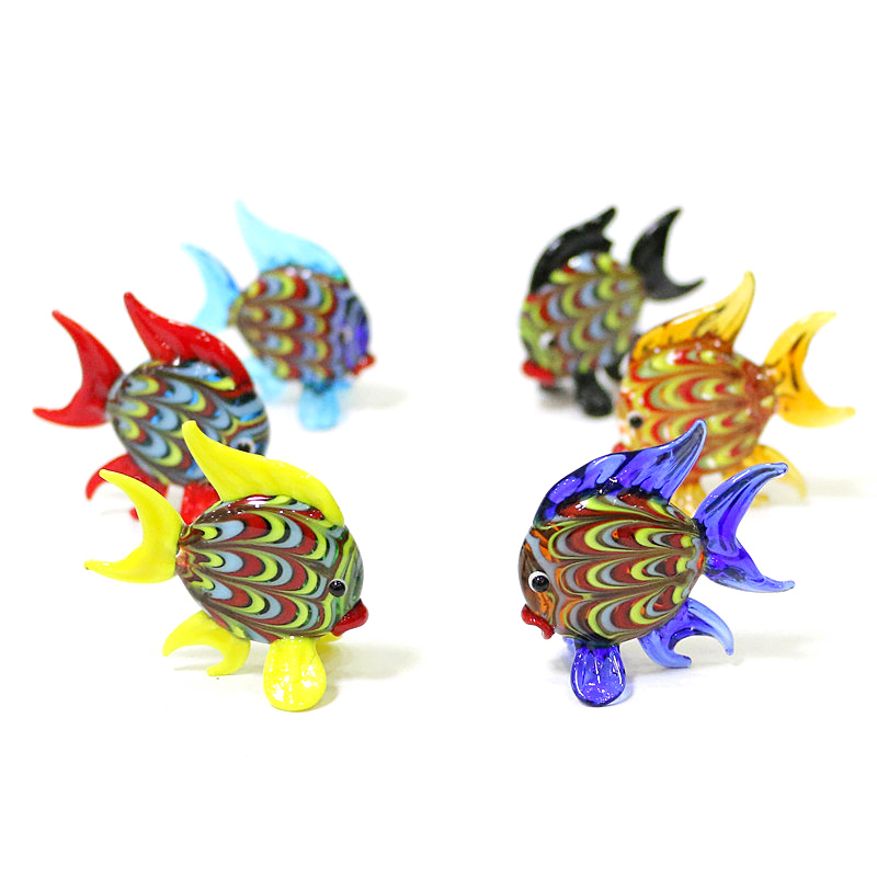 Aquarium Mini Fish - Colorful Tropical Fish Mini Figurines Cute