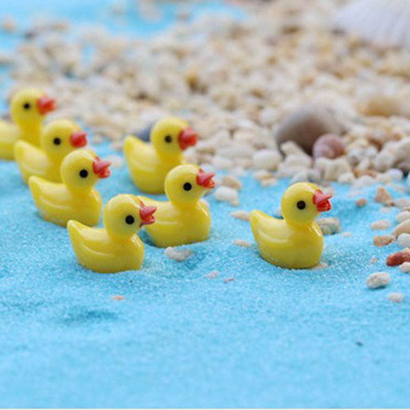 Aquarium Fish Cartoon - Cute Mini Yellow Duck Floating Ornament