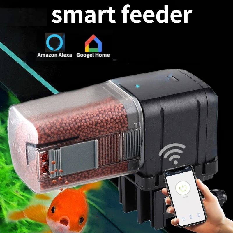 Aquarium Fish Feeder - WiFi Fish Feeder Automatic Fish Feeder