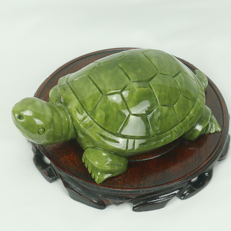 Natural Jade/turtle Sculpture/ - Aquarium Fish Cartoon recension och pris