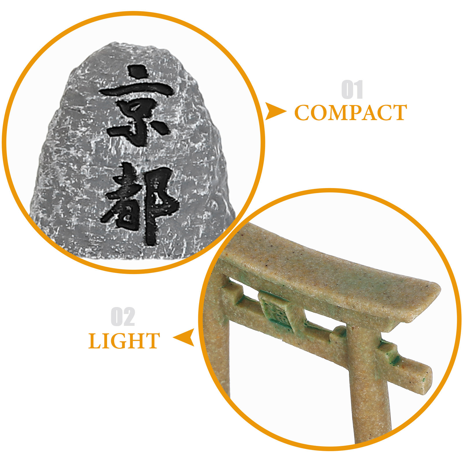 Miniature Japanese Torii Gate  - Aquarium Fish Japanese recension och pris
