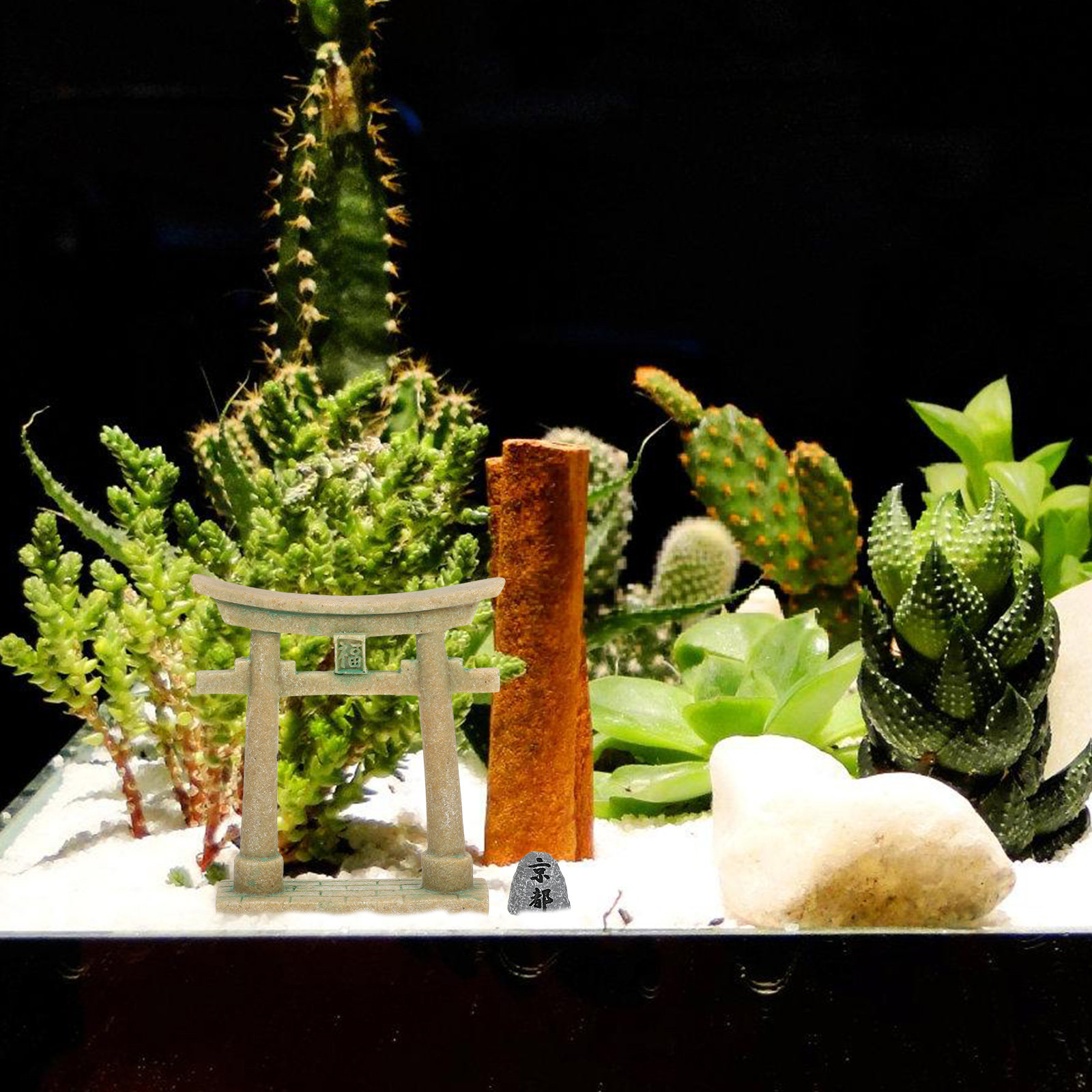 Miniature Japanese Torii Gate  - Aquarium Fish Japanese recension och pris