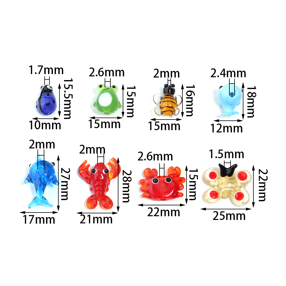 2Pcs Glass Pendant Marine Anim - Aquarium Mini Fish recension och pris