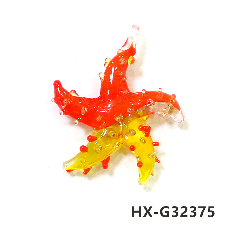 Mini Glass Starfish Pendant Co - Aquarium Mini Fish recension och pris