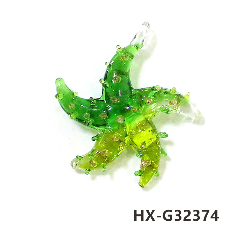 Mini Glass Starfish Pendant Co - Aquarium Mini Fish recension och pris