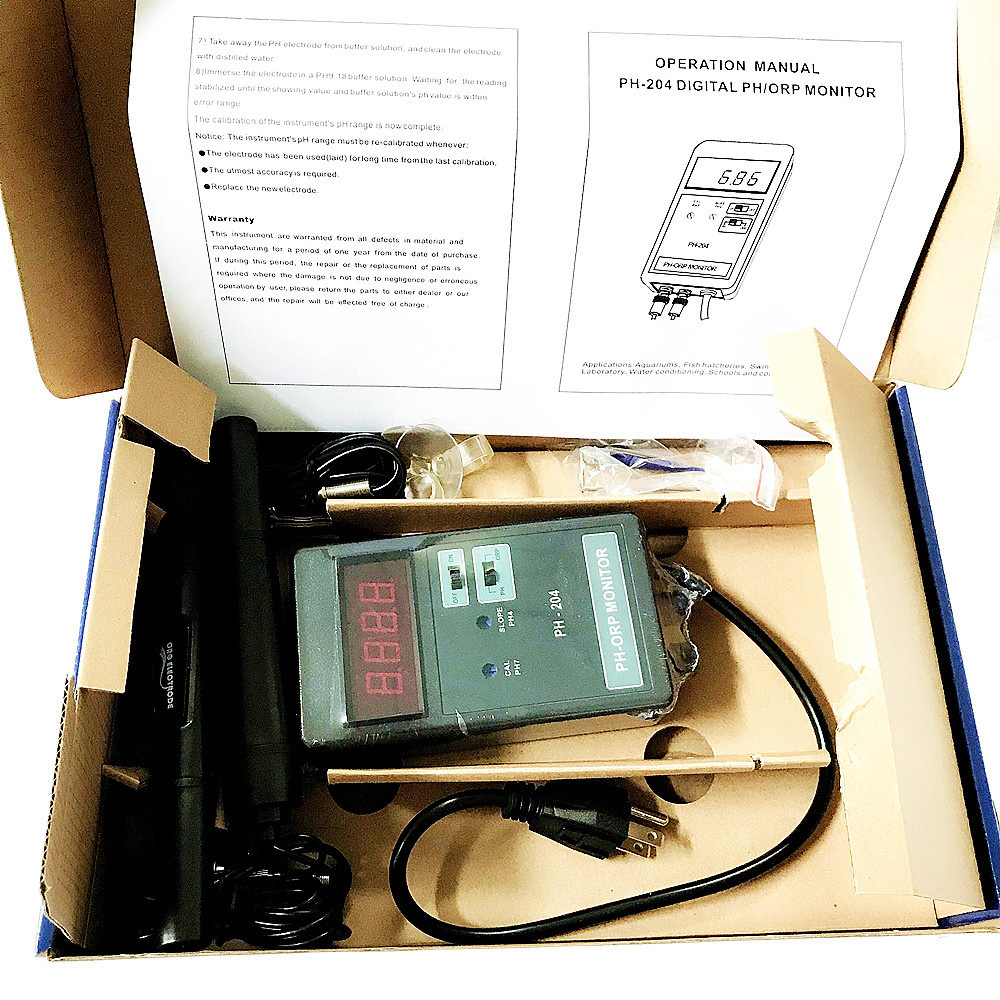 PH-204 Digital PH/ORP Meter wi - Aquarium Fish In Online recension och pris