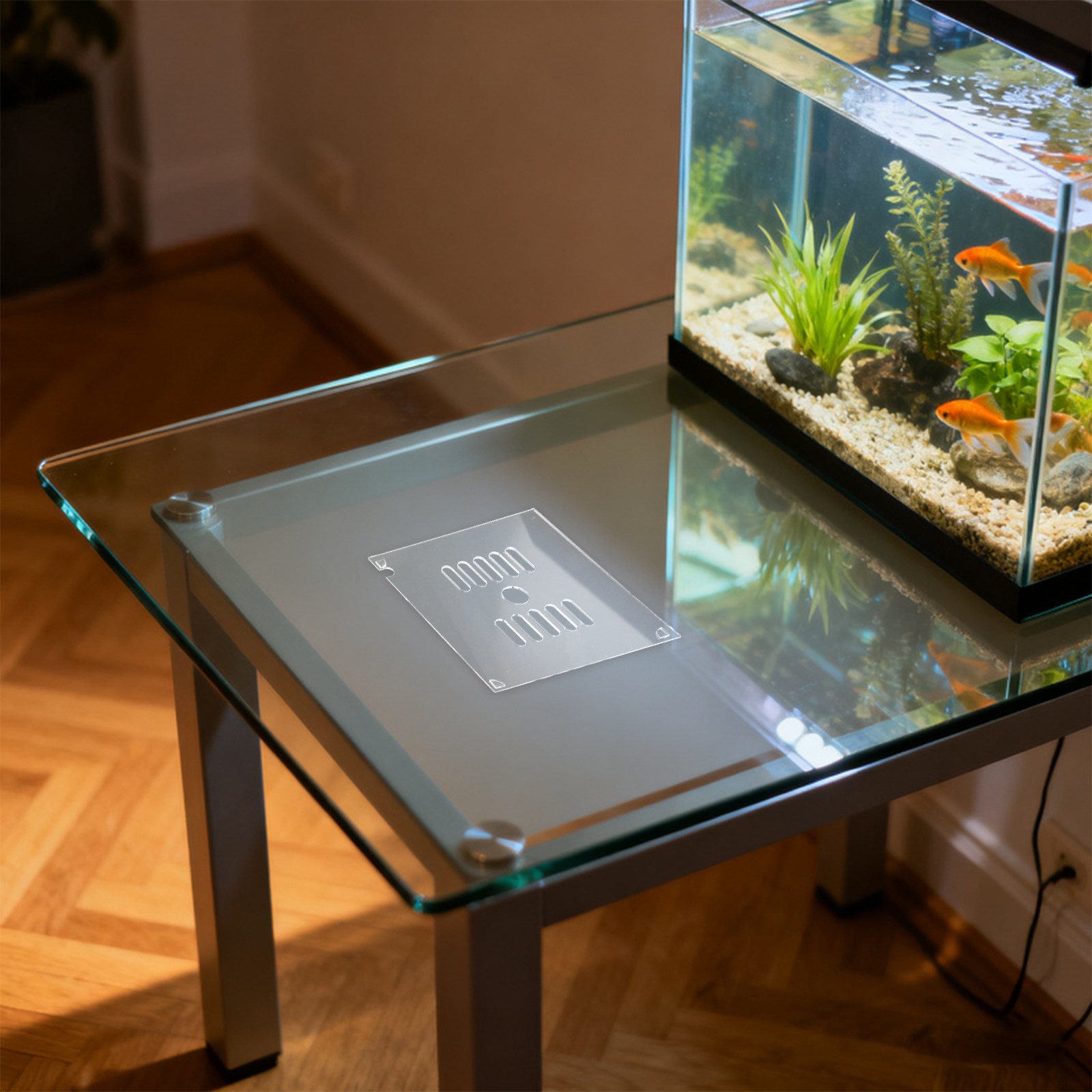 2Pcs Circular Acrylic Aquarium - Aquarium Fish Escape recension och pris