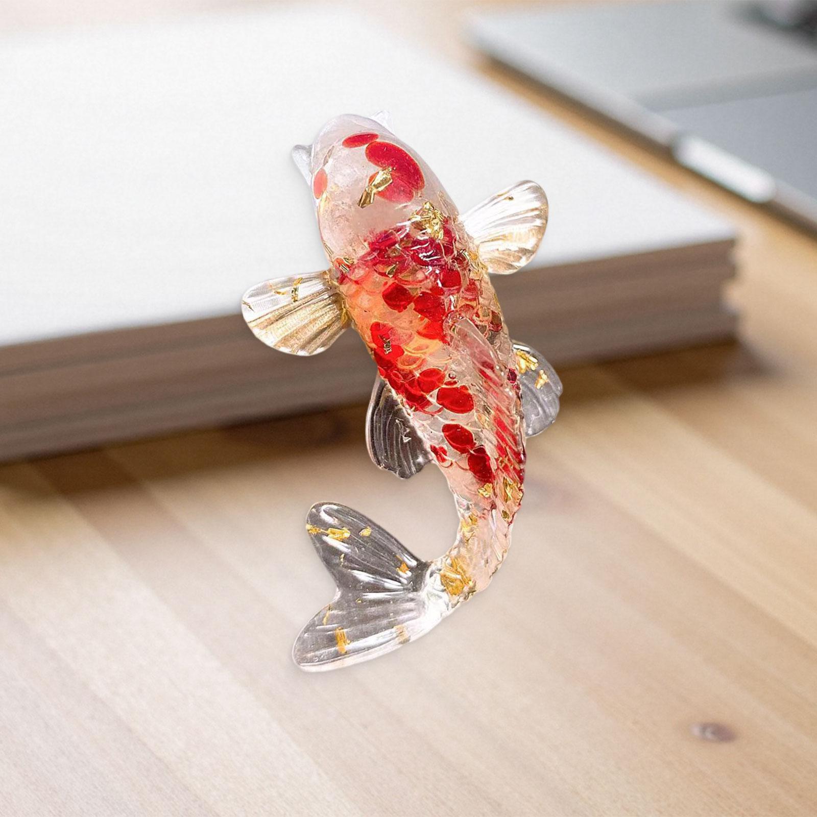 Realistic Koi Fish Sculpture R - Aquarium Fish Japanese recension och pris