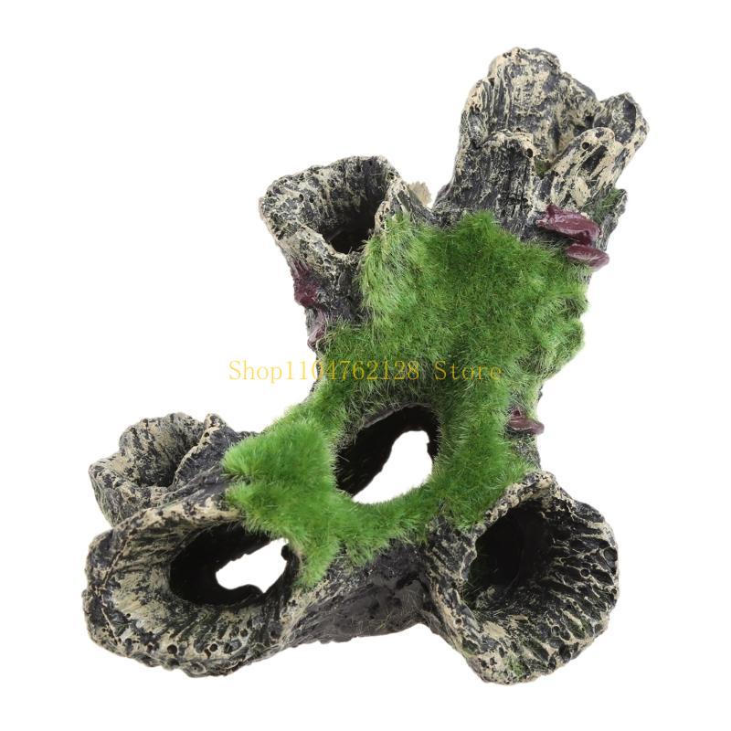 Aquarium Resin Cave Moss Tree  - Aquarium Fish Sale recension och pris