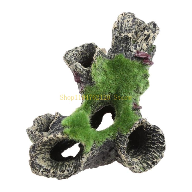 Aquarium Resin Cave Moss Tree  - Aquarium Fish Sale recension och pris