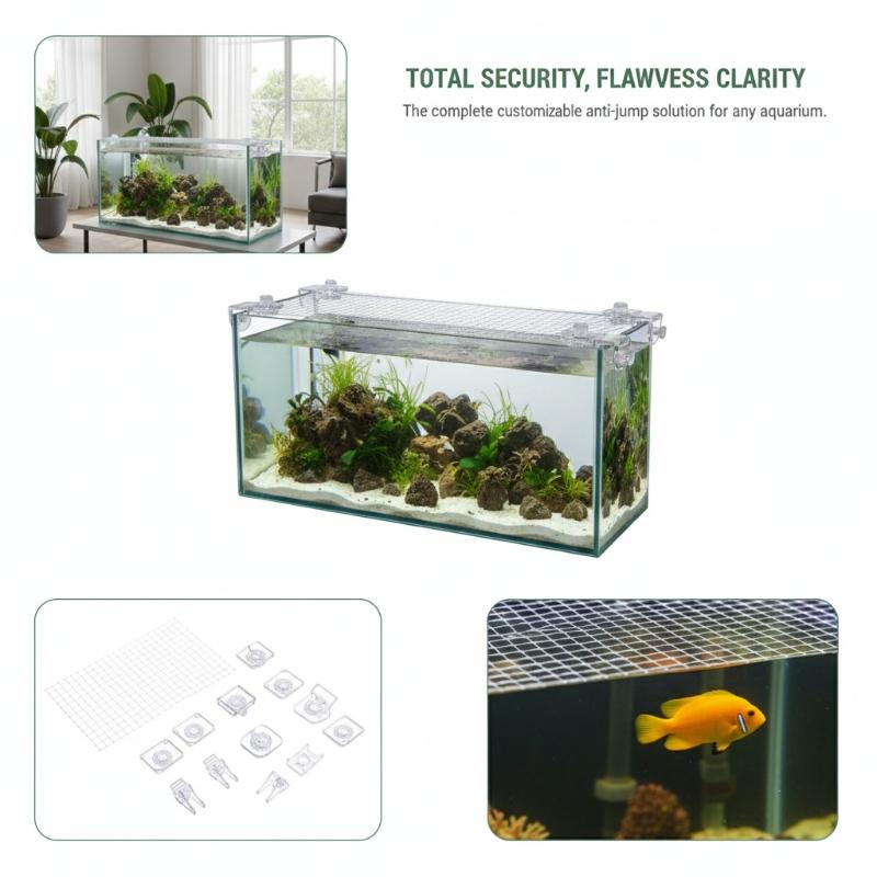 1Pcs Anti Escape Fish Tank Net - Aquarium Fish Escape recension och pris