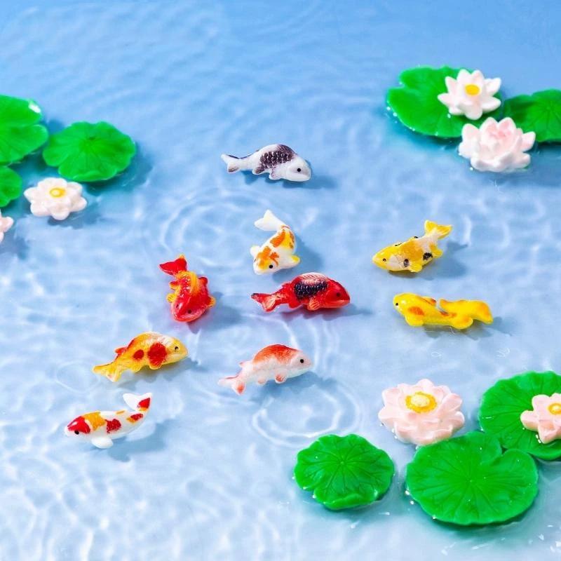 Mini Resin Koi Fish Figurines  - Aquarium Mini Fish recension och pris