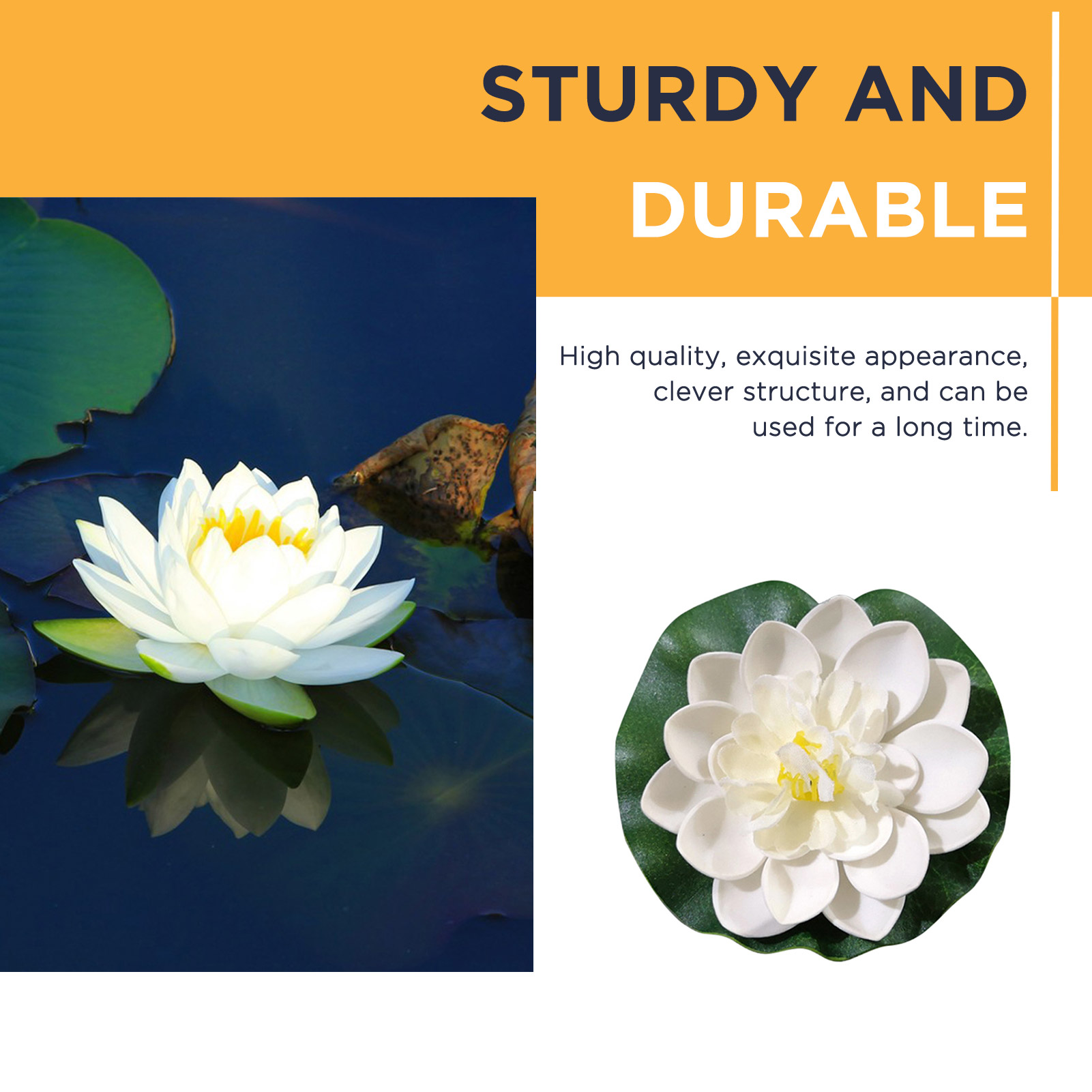 5pcs/set 10cm Artificial Lotus - Aquarium Fish Escape recension och pris