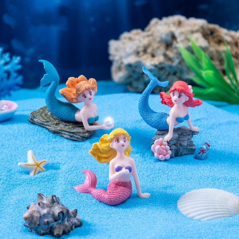 4Pcs Plastic Fish Tank Little  - Aquarium Fish Cartoon recension och pris