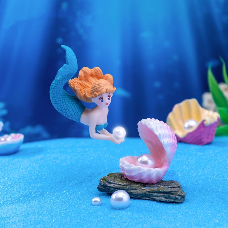 4Pcs Plastic Fish Tank Little  - Aquarium Fish Cartoon recension och pris