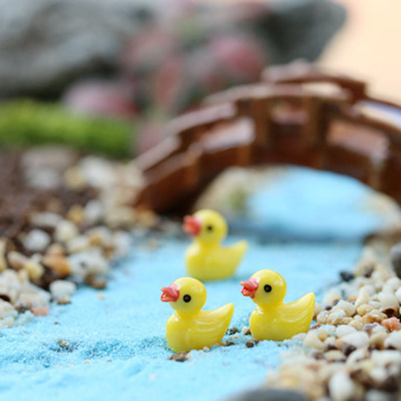 Cute Mini Yellow Duck Floating - Aquarium Fish Cartoon recension och pris