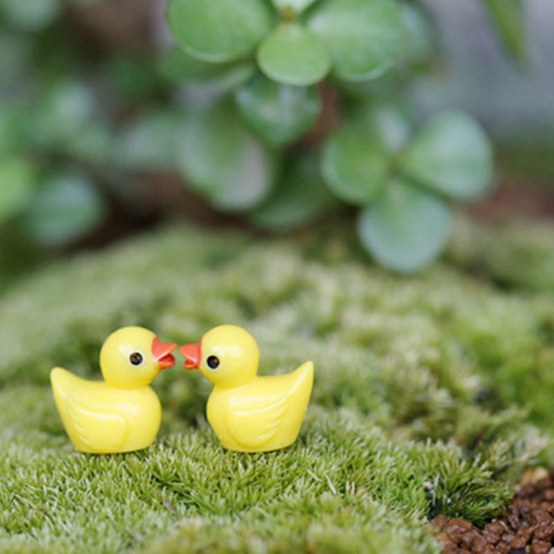 Cute Mini Yellow Duck Floating - Aquarium Fish Cartoon recension och pris