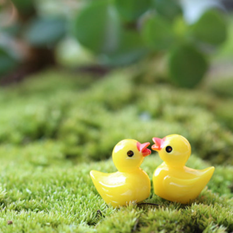Cute Mini Yellow Duck Floating - Aquarium Fish Cartoon recension och pris