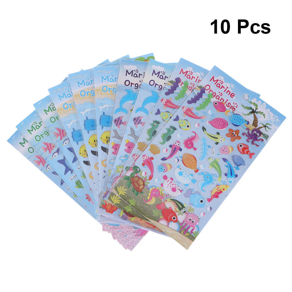 10 Sheets Cartoon Fish Sticker - Aquarium Fish Cartoon recension och pris