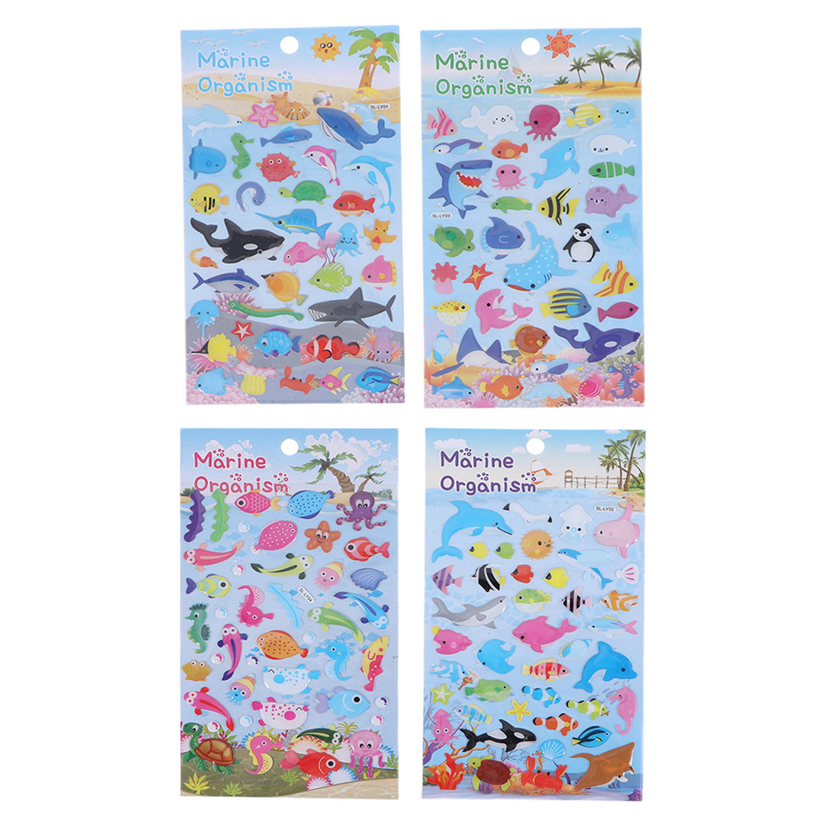 10 Sheets Cartoon Fish Sticker - Aquarium Fish Cartoon recension och pris