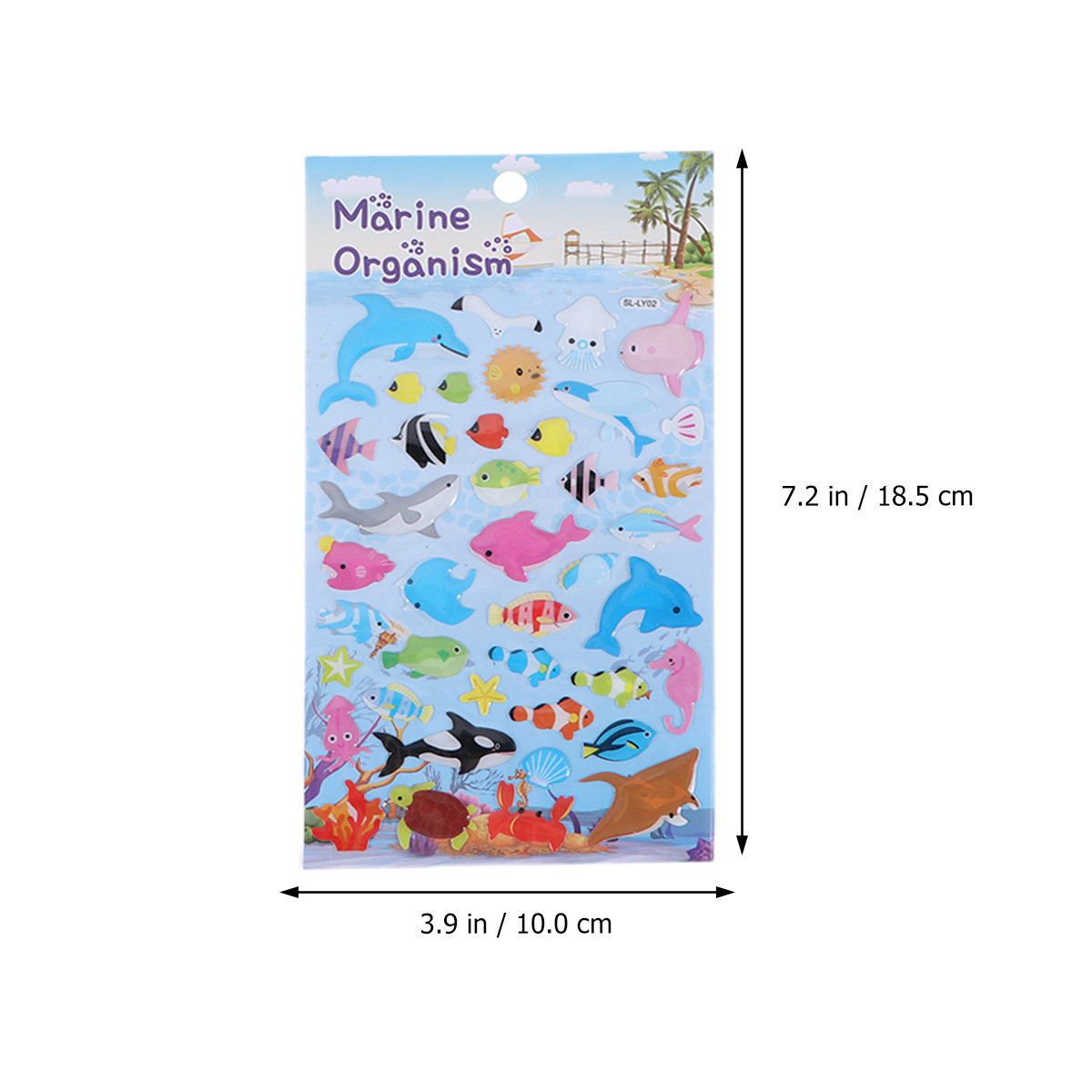 10 Sheets Cartoon Fish Sticker - Aquarium Fish Cartoon recension och pris