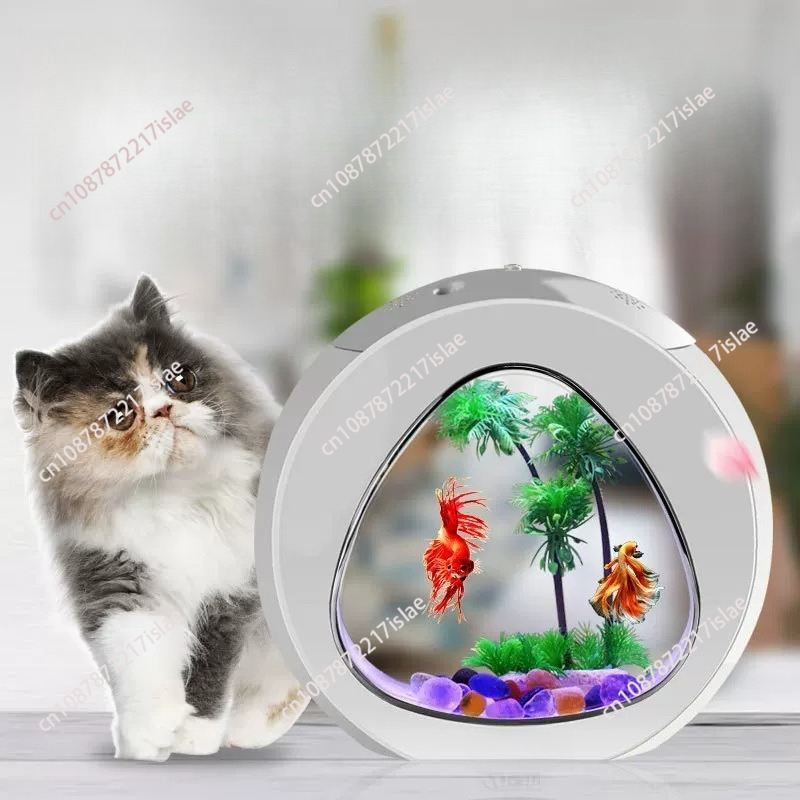 Small Desktop Acrylic Fish Tan - Aquarium Fish Goldfish recension och pris