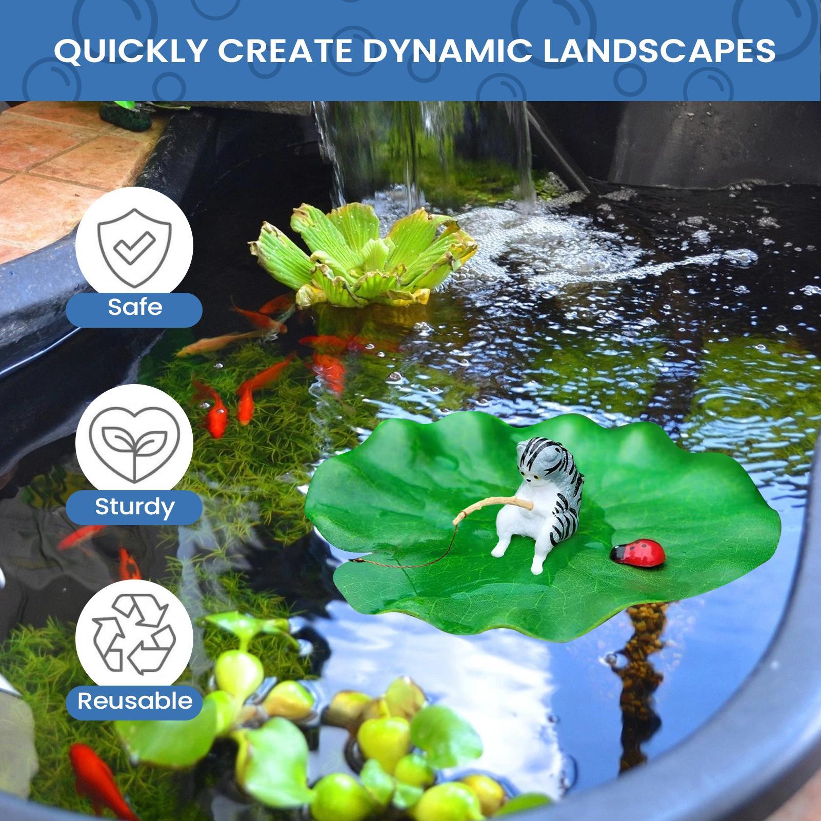 Aquarium Decor Floating Cat Fi - Aquarium Fish Escape recension och pris