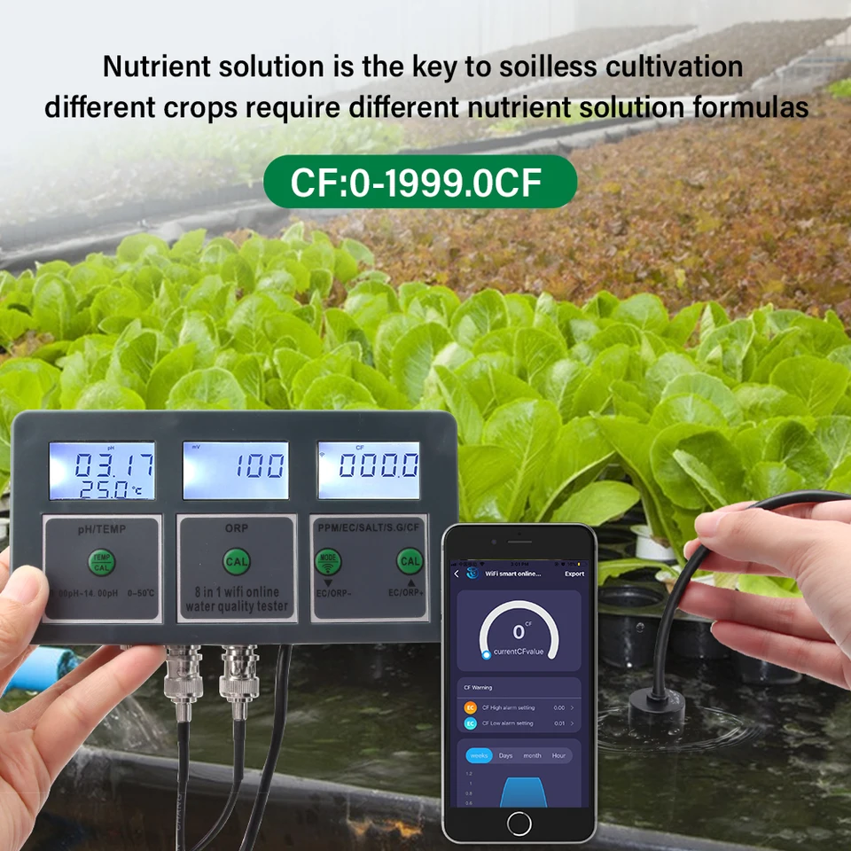 WiFi Digital PH ORP TDS EC Sal - Aquarium Fish In Online recension och pris