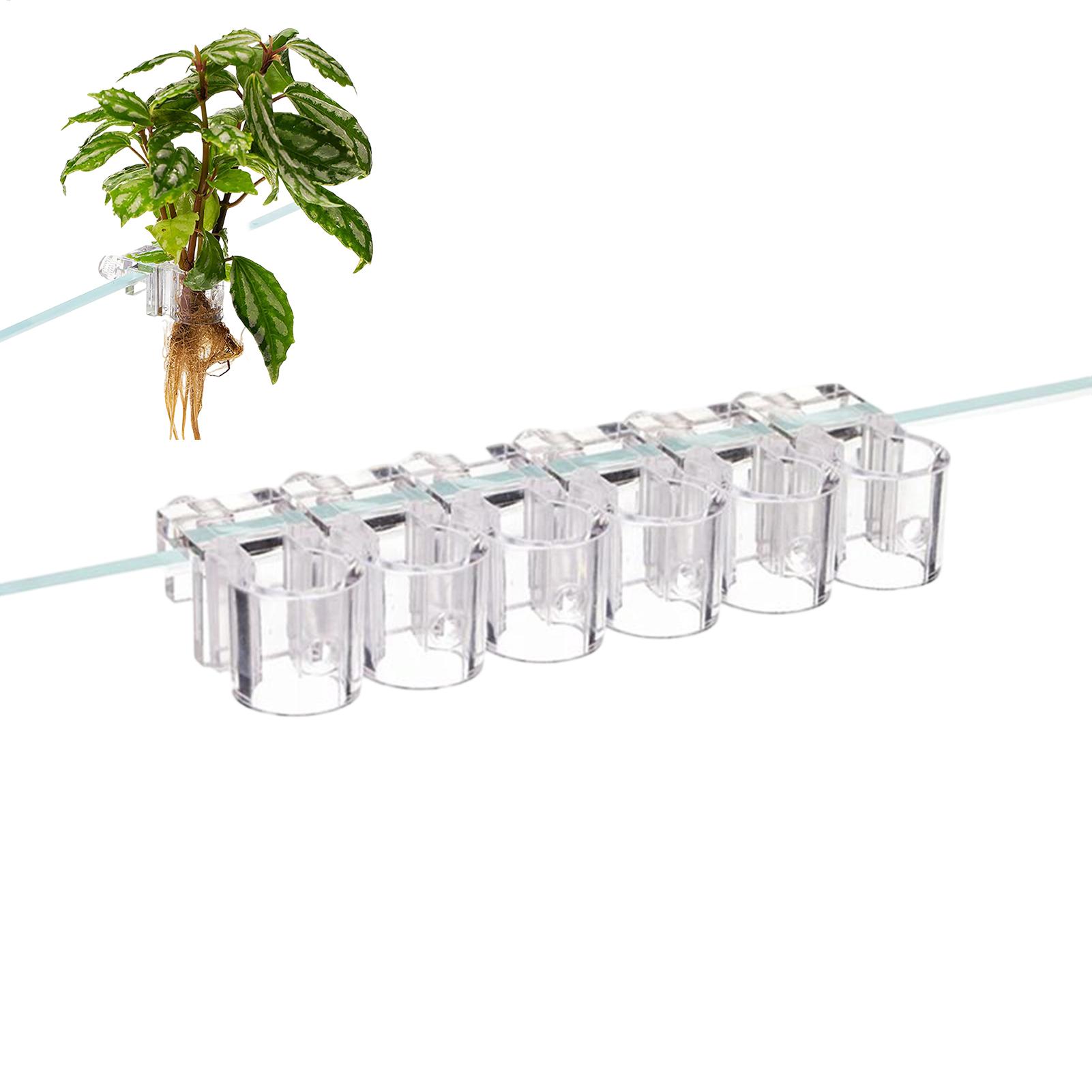 Mini Fish Tank Planter Pot 6Pc - Aquarium Fish Feeder recension och pris