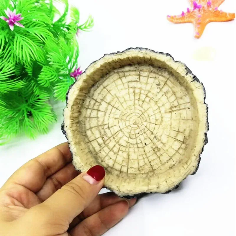 Pet Reptile Feeder Bowl Resin  - Aquarium Fish Feeder recension och pris