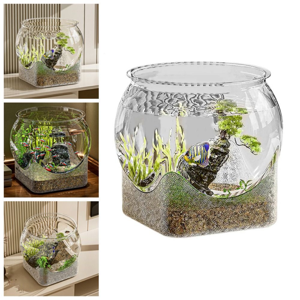Ultra Clear Round Fish Bowl Re - Aquarium Fish Goldfish recension och pris